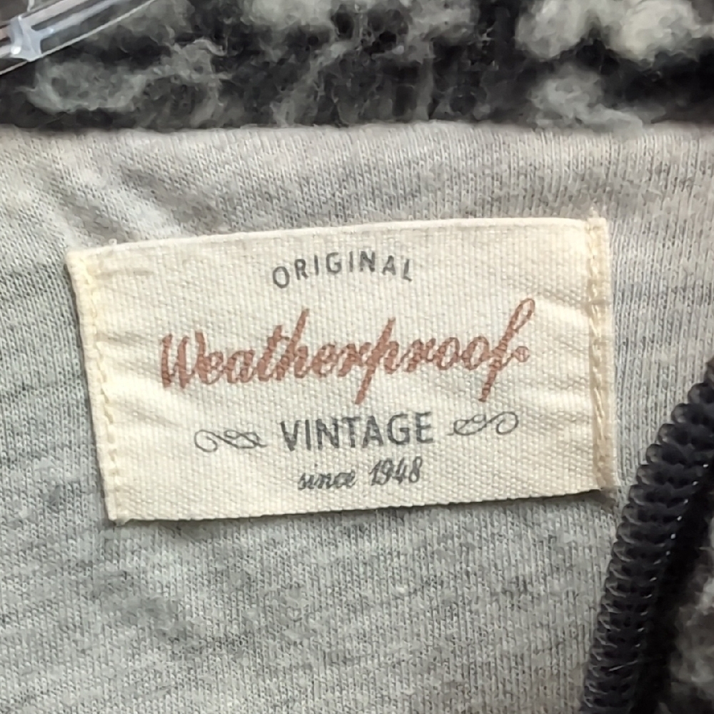 Weatherproof Gray Sherpa Zip-Front Pullover - Picture 3 of 6